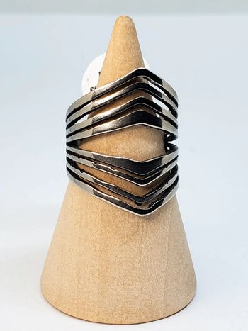 Bague large en acier inoxydable