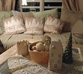 Lots 3  housses de coussins de  Noël