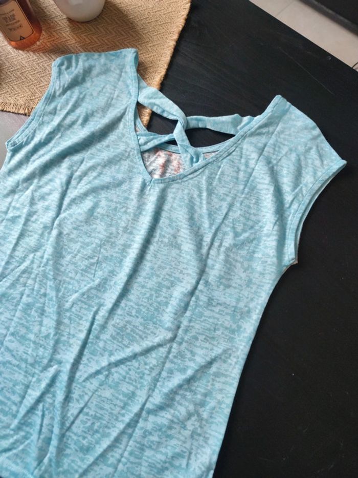 Tee shirt turquoise - photo numéro 3