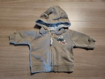 Gilet zippés taille 1 mois (54 cm)
