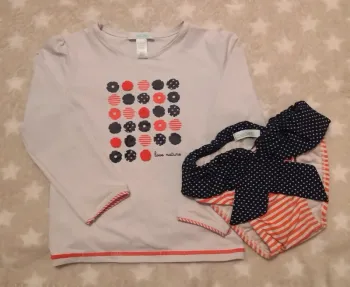T-shirt et culotte de bain