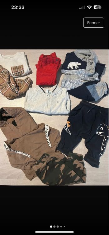 Lot vêtements 6 mois