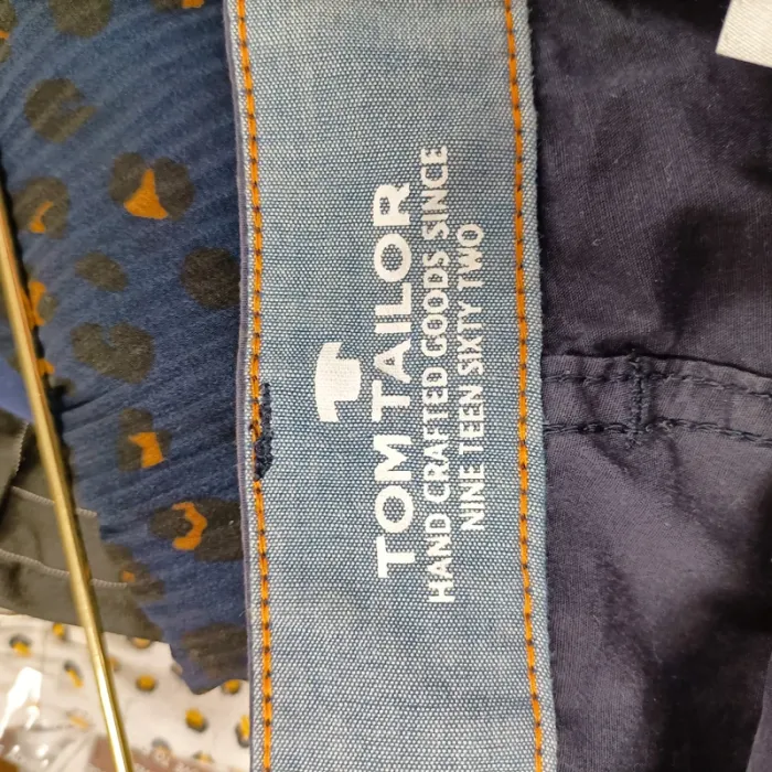 Bermuda bleu slim Tom Tailor homme JIM 100% coton taille 38 casual été A852 - photo numéro 11