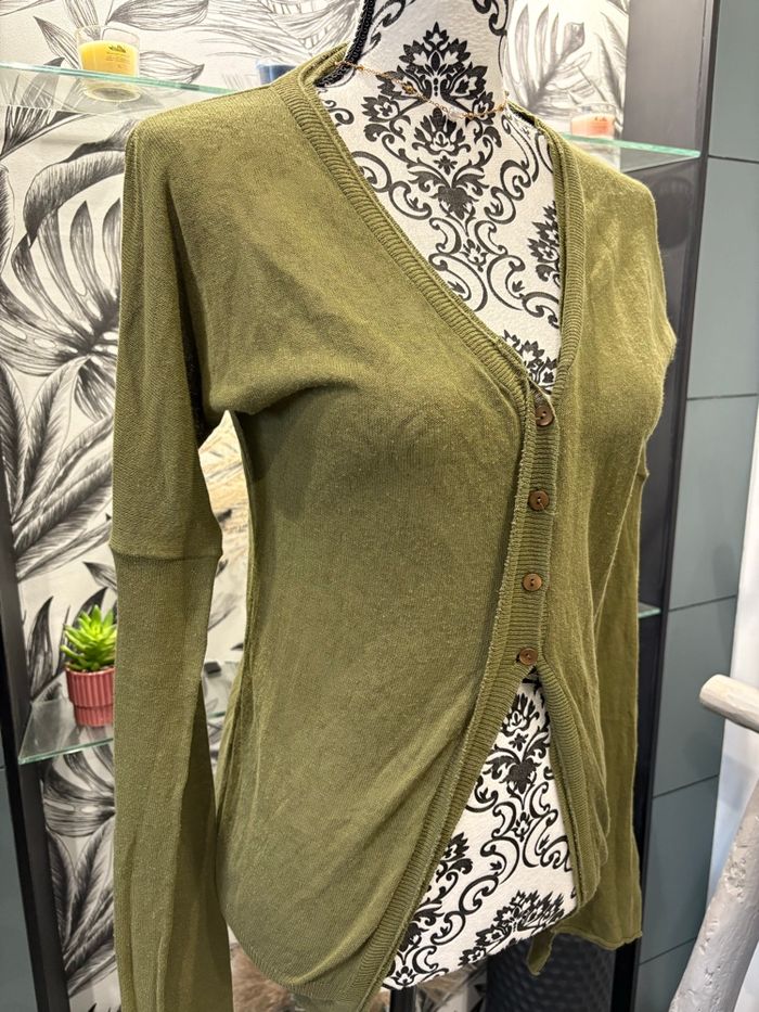 Cardigan kaki reset - photo numéro 2