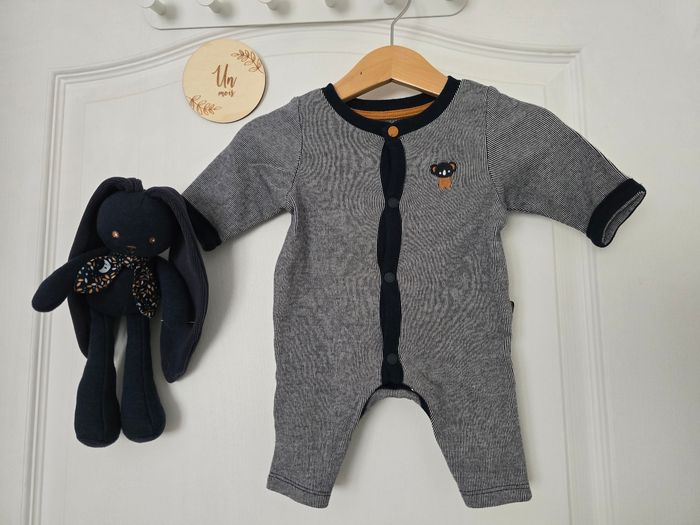 Grenouillère a rayures