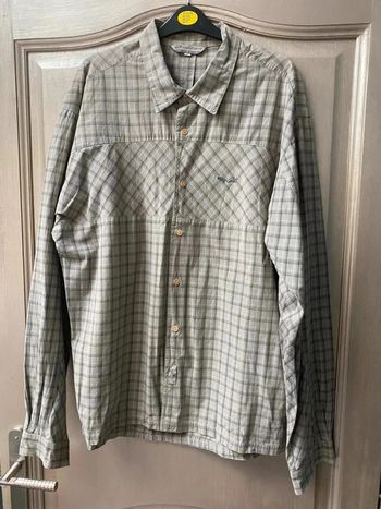 Chemise Ripcurl beige à carreaux XXL