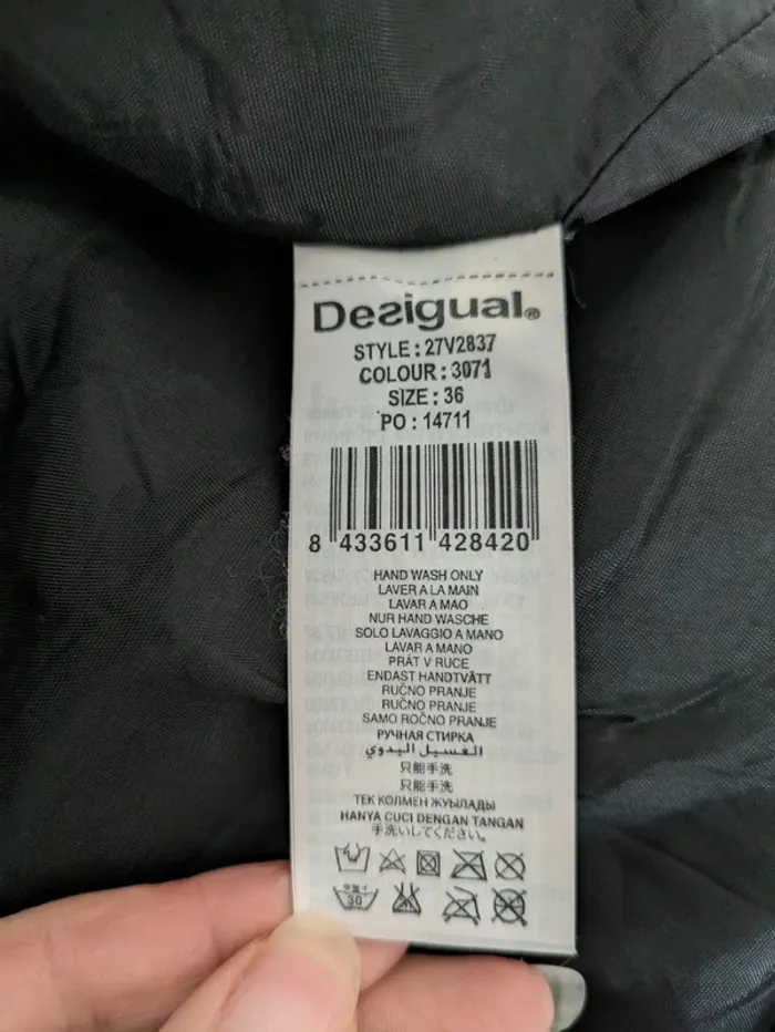 Robe d'hiver sans manches - Desigual Rainbow - taille 36 - photo numéro 7