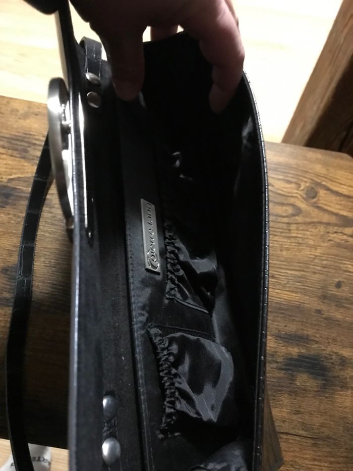 Sac à main, pochette femme Pierre Lang noir - photo numéro 4