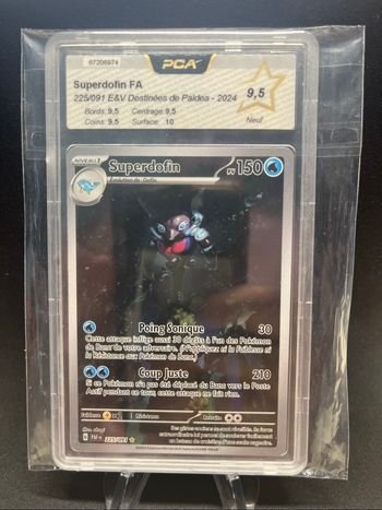 Carte Pokémon Superdofin AR 225/091 PCA 9,5