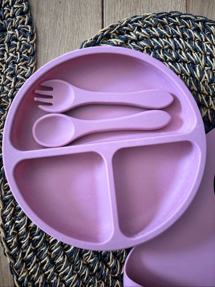 Set repas silicone bébé - photo numéro 2