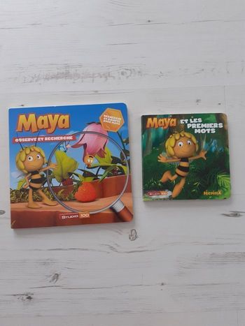 2 livres Maya l'abeille Studio 100