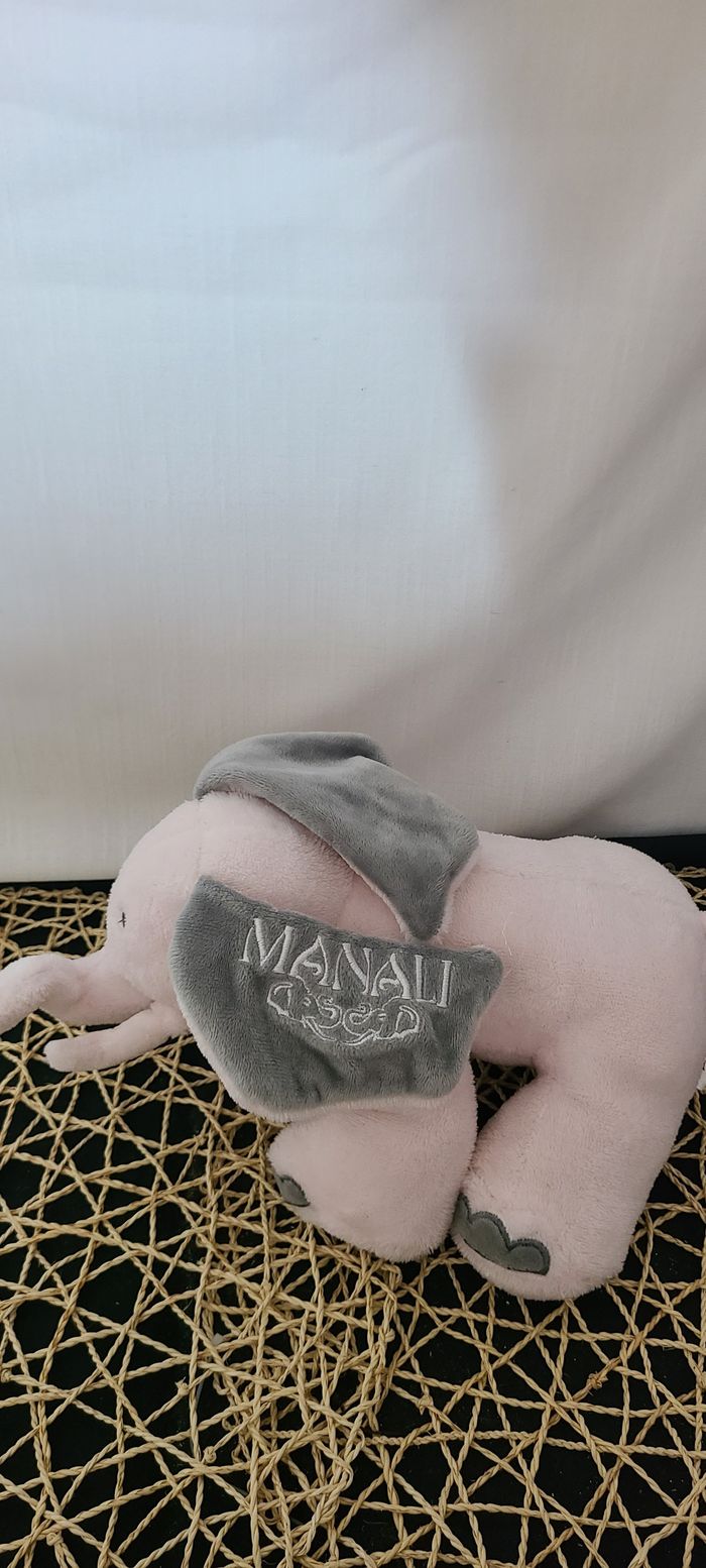 doudou éléphant manali - photo numéro 5