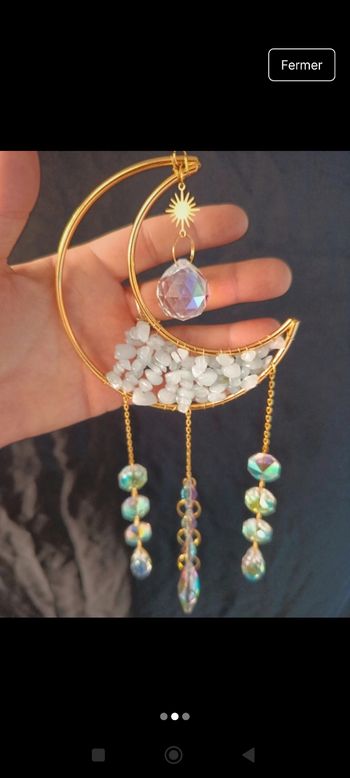 Énorme suncatcher pierre naturelle