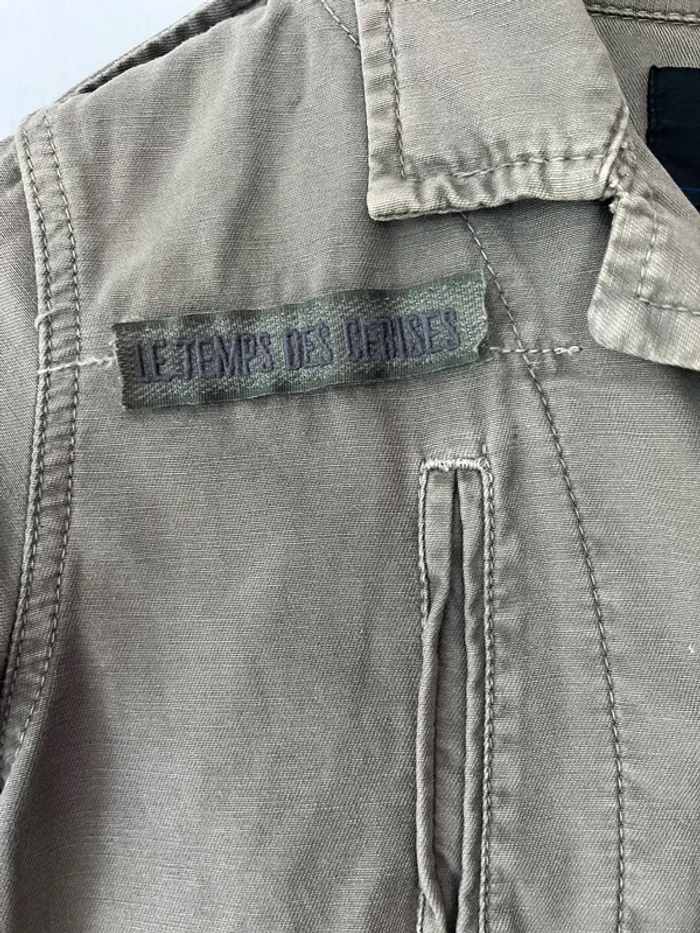 Veste militaire kaki – Le Temps des Cerises – Taille XXS – Tendance & Intemporelle - photo numéro 3