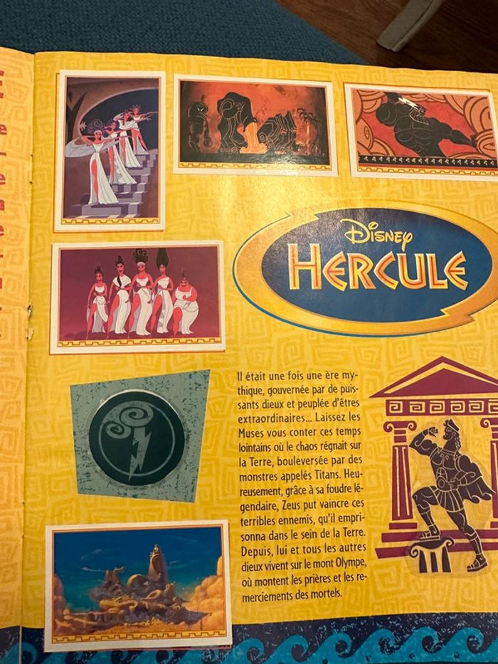 Album livre Panini complet stickers autocollants Disney Hercules - photo numéro 3