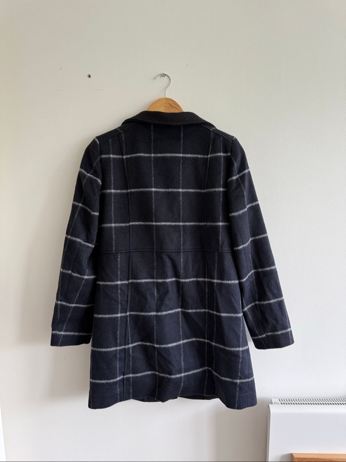 Manteau long épais bleu marine Etam taille 36 S - photo numéro 6