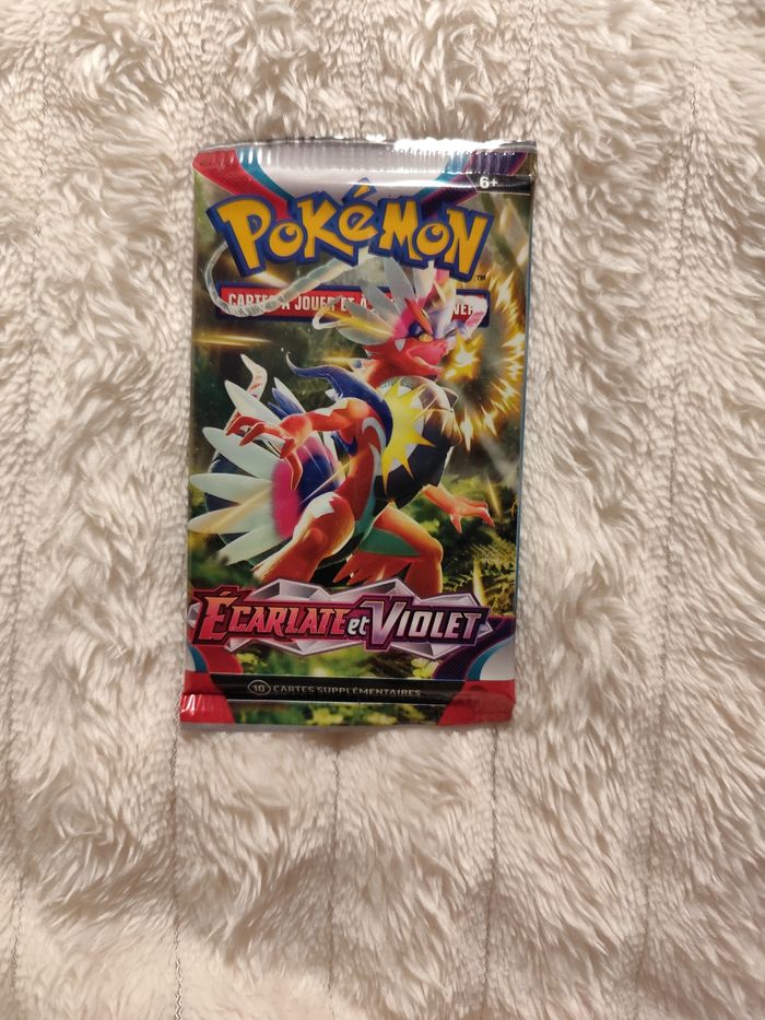 Artset lot boosters EV Écarlate et violet neuf scellés sortis de display scellées pokémon - photo numéro 3