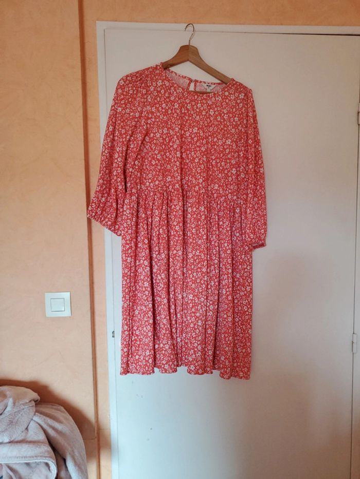 Robe courte fleuri