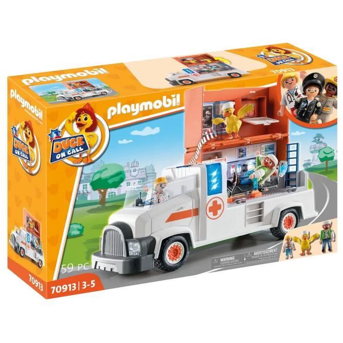 PLAYMOBIL 70913 - DUCK ON CALL - Ambulance