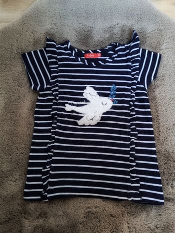 Tee-shirt manches courtes marin