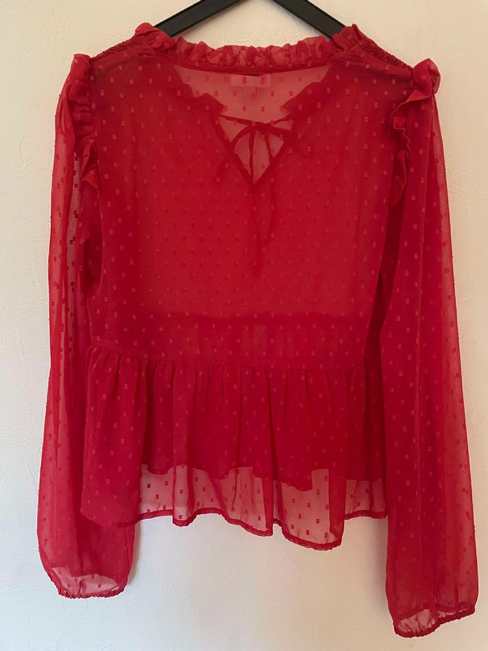 blouse rouge - photo numéro 3