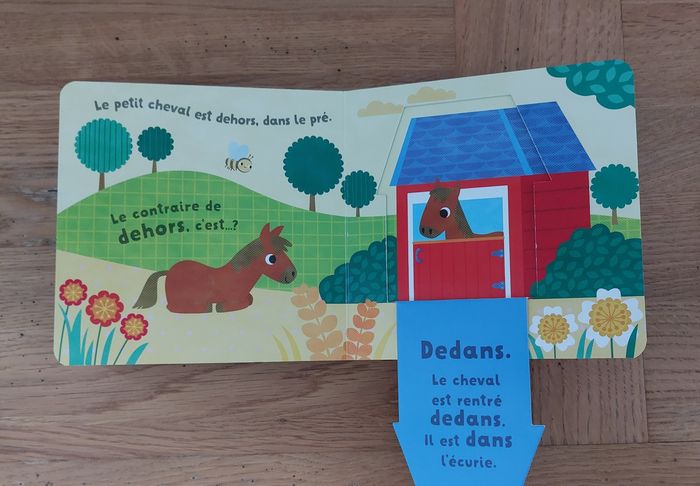 Les contraires - livre cartonné, épais et avec rabats - photo numéro 3