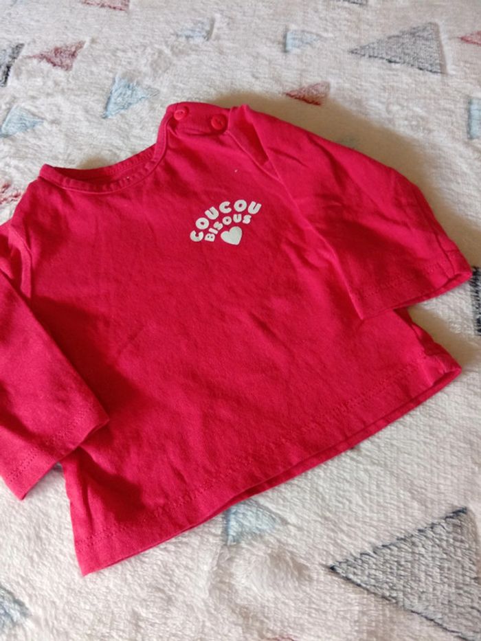 T-shirt coucou bisous - photo numéro 2