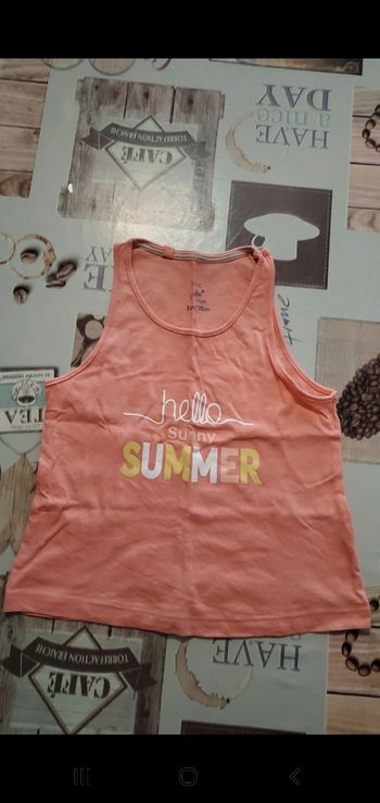 Haut été fille taille 8 ans