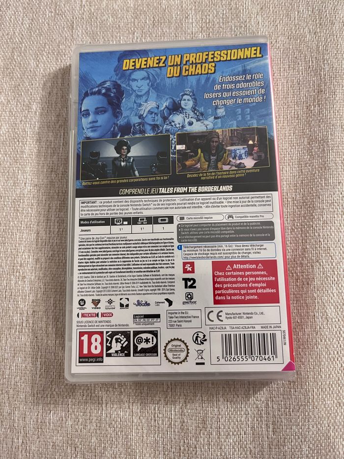 Jeu Nintendo switch new borderlands - photo numéro 2