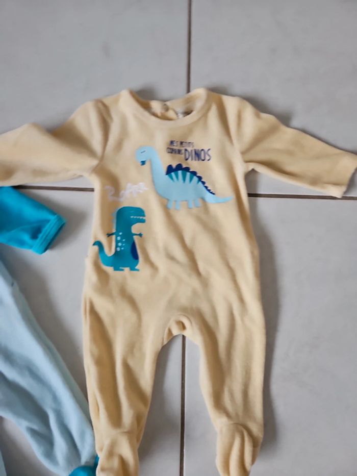 Lot de 2 pyjamas garçon 3 mois BBG - photo numéro 3