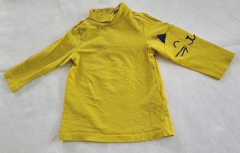 T-shirt vert anis chat Orchestra