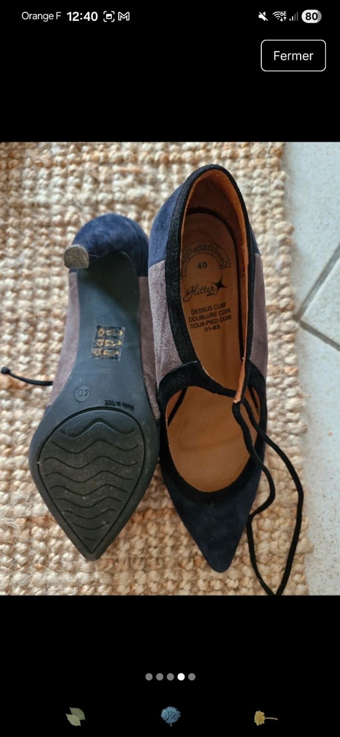 Chaussure à talon Glitter - photo numéro 4