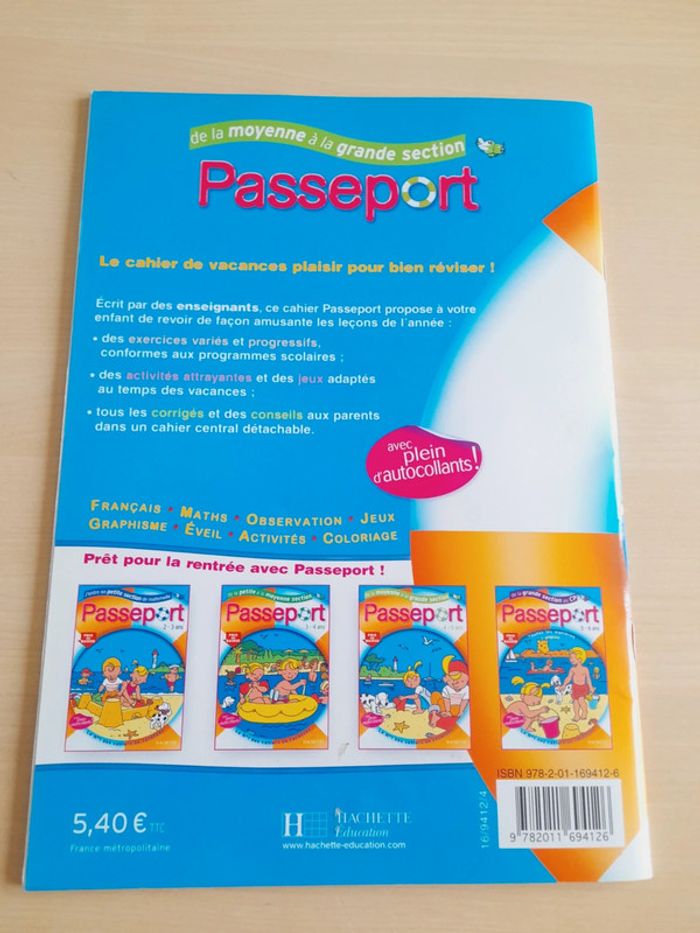 Cahier Passeport neuf - photo numéro 2