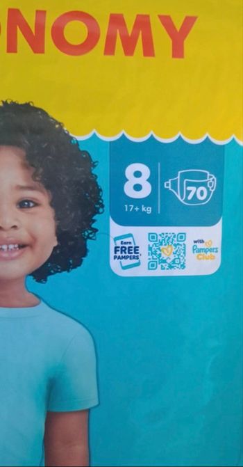 Pampers  baby dry taille 8 