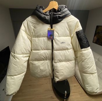 Doudoune Corteiz Blanche  Réfléchissante-Hiver