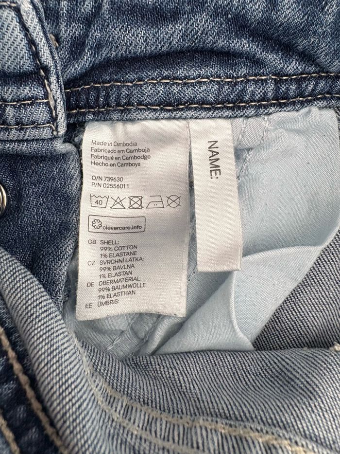 Salopette short bleu - &denim - 12/13 ans - photo numéro 5