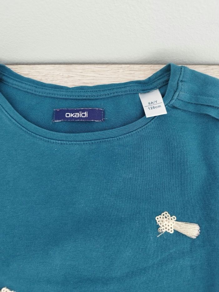Tee-shirt manches longues fille 8 ans - photo numéro 3