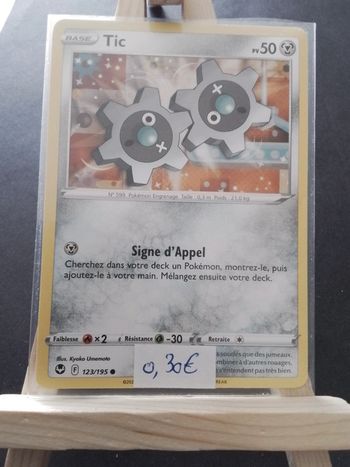 Carte Pokémon Tic 123/195