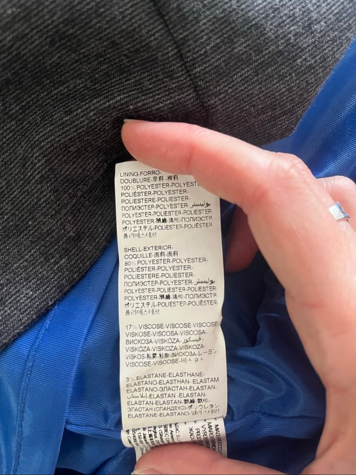 Robe Desigual grise et bleue L - photo numéro 6