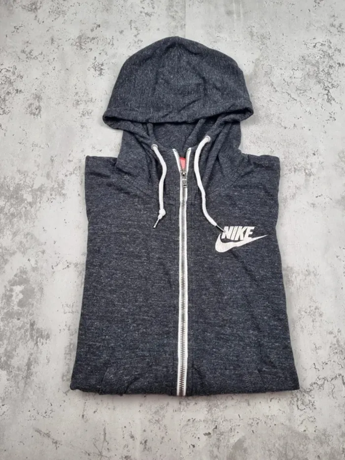 Veste zippé capuche Nike gris, S Femmes - photo numéro 2