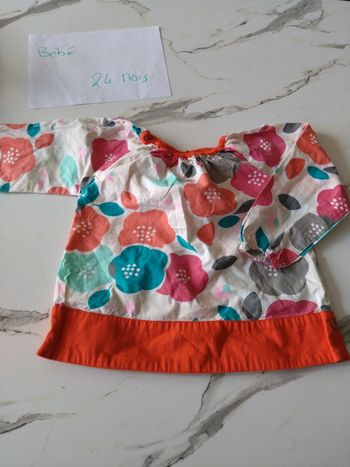 Blouse bébé fille obaibi 18 mois