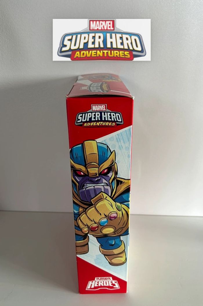 Avengers Marvel Super-Hero Adventures Figurine: Thanos ( Neuf sceller) - photo numéro 7