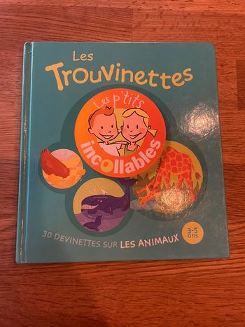 Livre Les trouvinettes Les p’tits incollables  30 devinettes sur les animaux