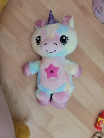 Veilleuse licorne peluche star belly