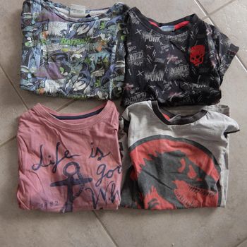 Lot 4 TS manches courtes