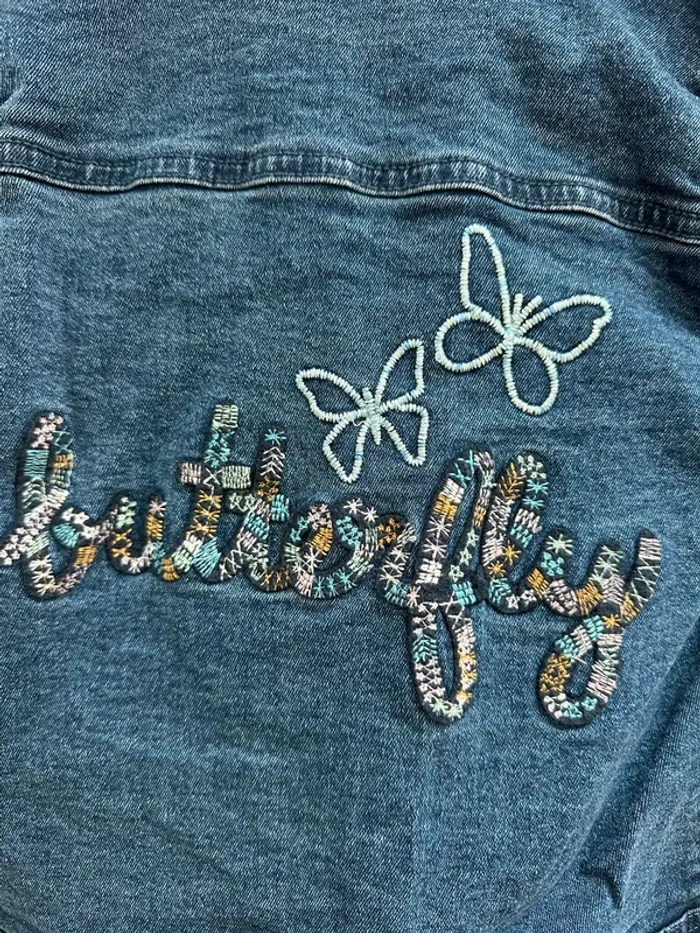 Veste en jean Butterfly - photo numéro 7
