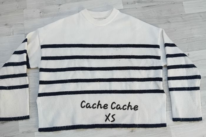 Pull rayé Cache Cache