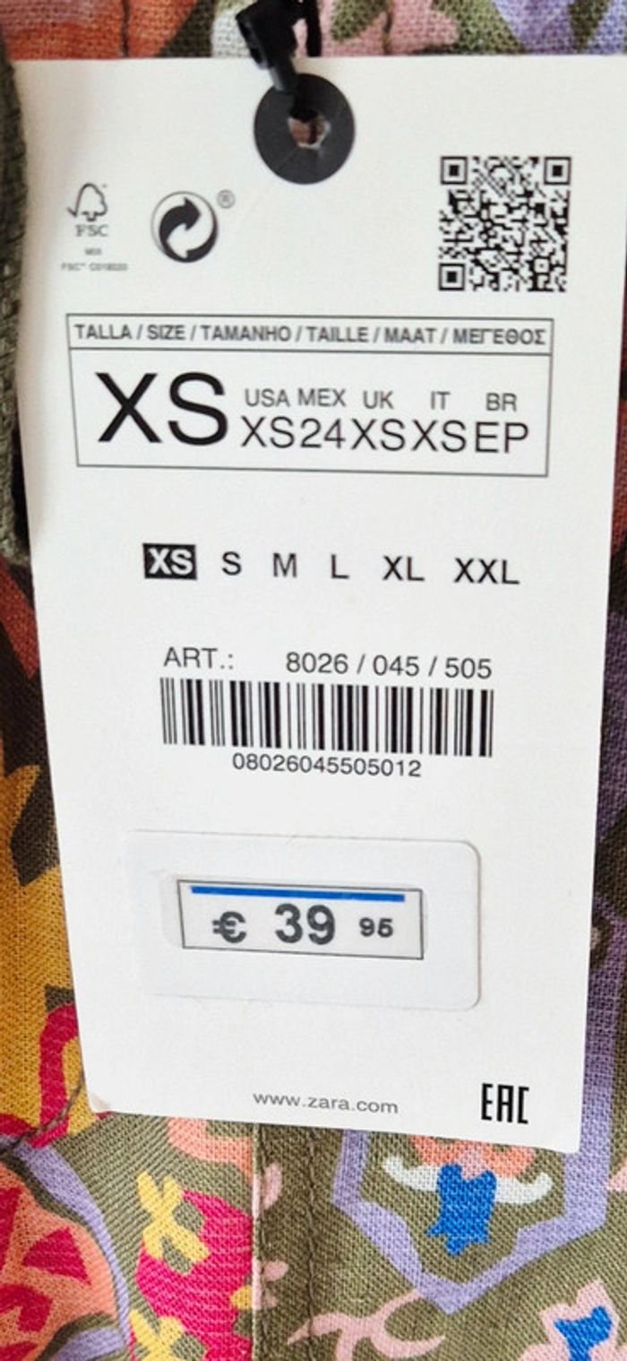 Short Zara Taille XS - photo numéro 2
