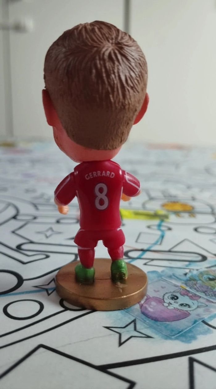 Petite figurine football neuve Steven Gerrard Liverpool FC - photo numéro 2