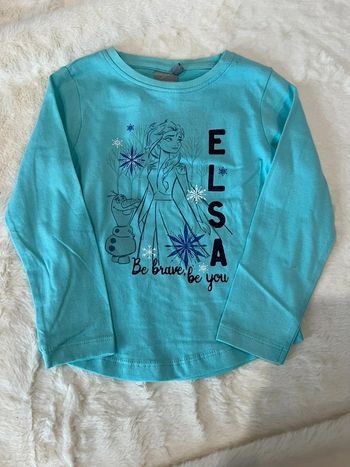 Tee shirt manche longue la reine des neiges disney taille 3 ans #3anschrist
